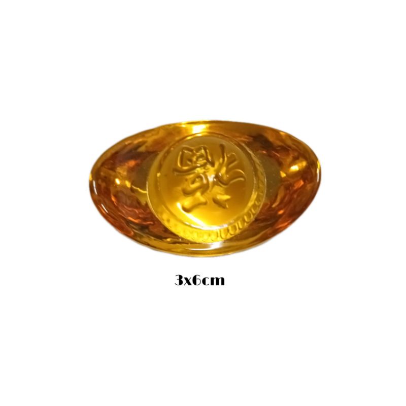 Kim nguyên bảo( thỏi vàng phong thủy ) đá pha lê lưu ly