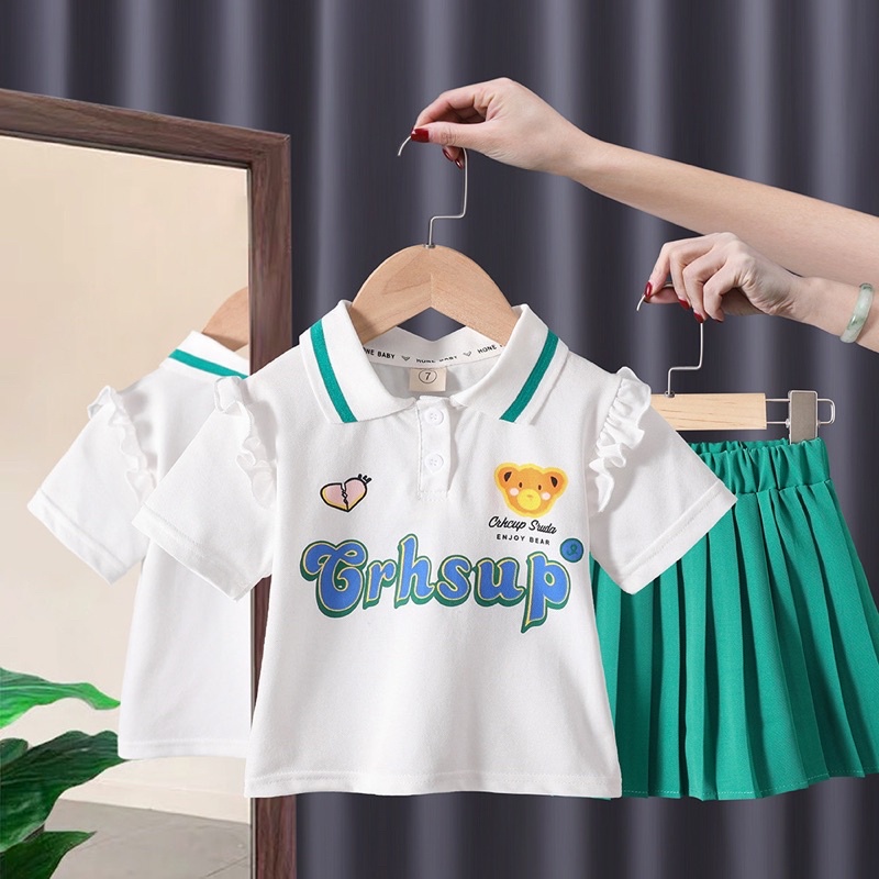 Set đồ bé gái Home Baby