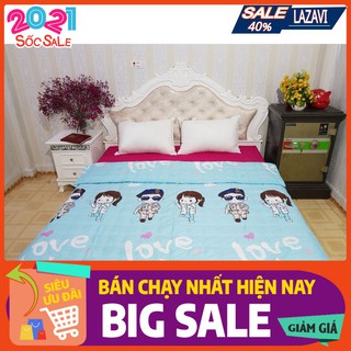 Xả kho chăn hè mền trần bông kt 1m8*2m 3 lớp