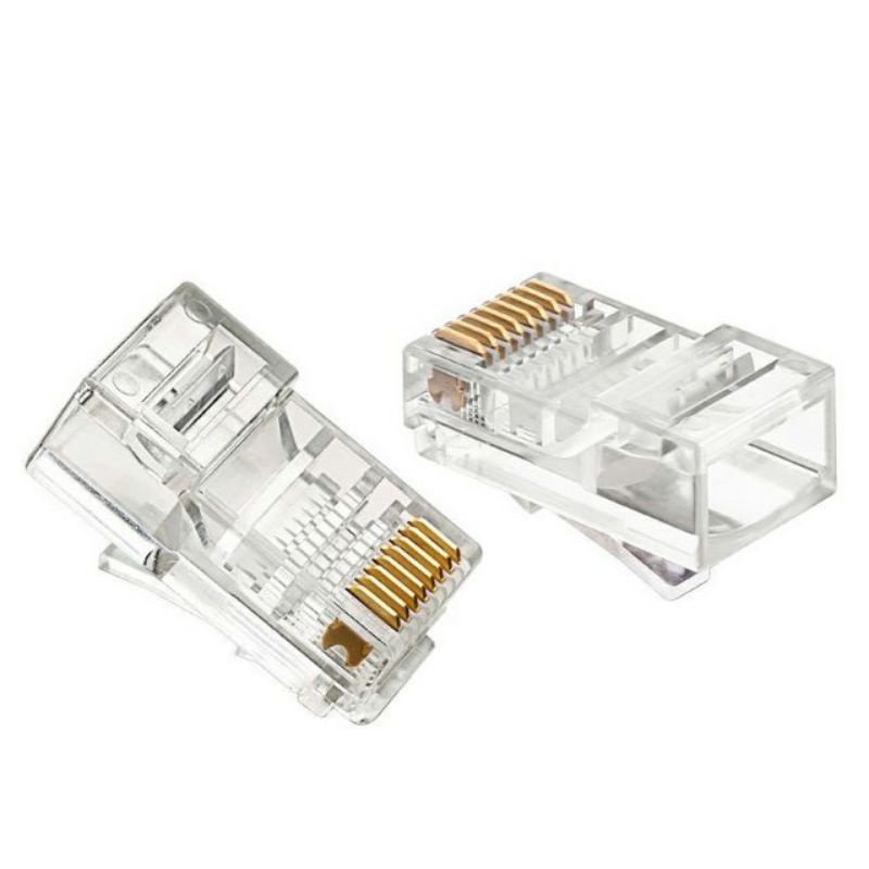 Hạt mạng RJ45 Tenda,AMP và Cat 5E ,6E xuyên thấu VH