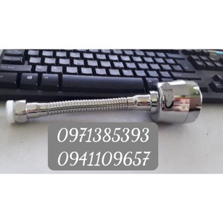 Đầu nối vòi rửa bát INOX tăng áp 2 chế độ nước xoay 360 độ - Vòi rửa bát tăng áp