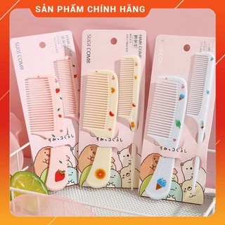 Set 2 Lược Chải Tóc Họa Tiết Cute