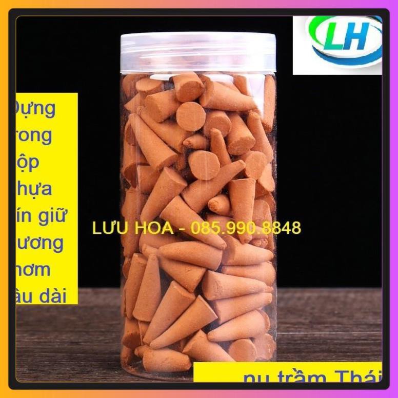 Trầm hương [THANH LÝ XẢ KHO], nụ trầm hương hình nón hộp 128 nụ - Hương rất thơm, hương thơm tự nhiên từ các loài hoa .