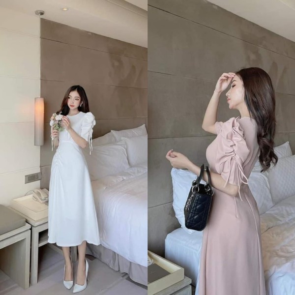 ĐẦM RÚT EO TK357 - 10706