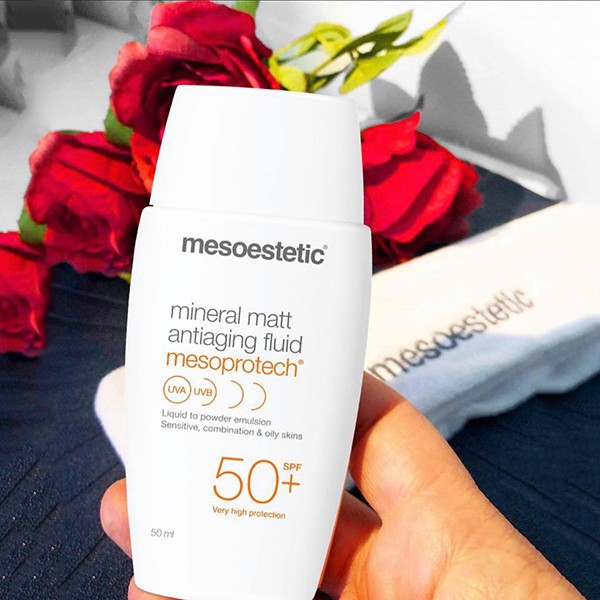 Nhũ tương chống nắng Mesoestetic Mesoprotech Mineral Matt SPF50