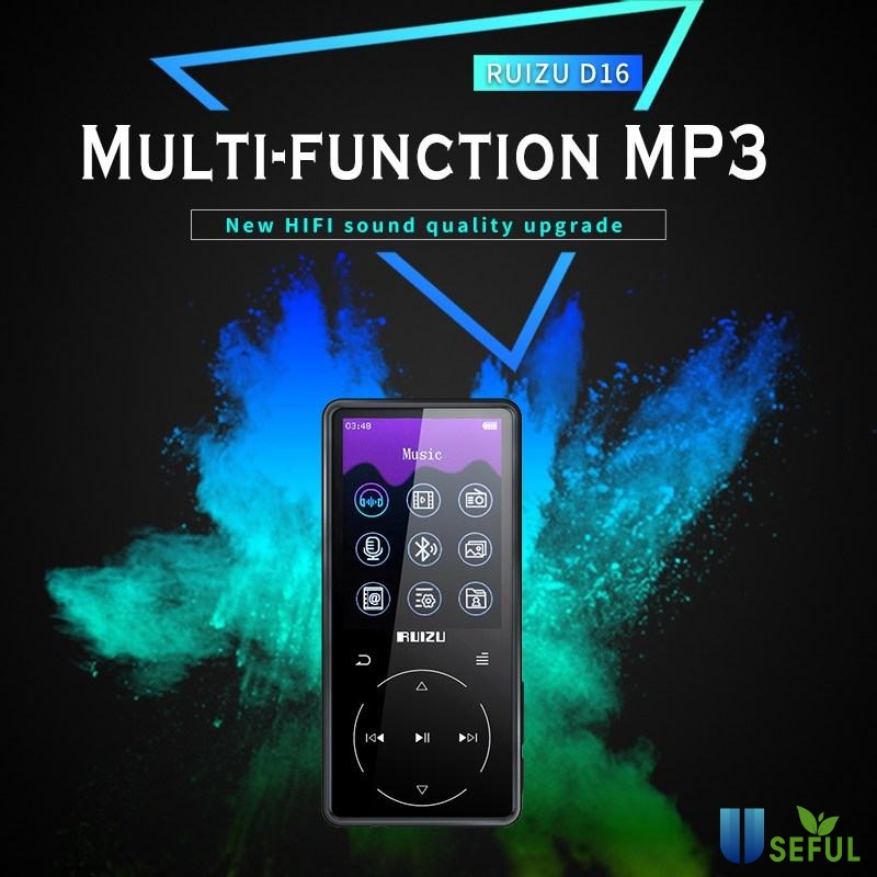 (Quà tặng 99k) Máy nghe nhạc ruizu D16,hifi,có bluetooth 4.0,phím cảm ứng