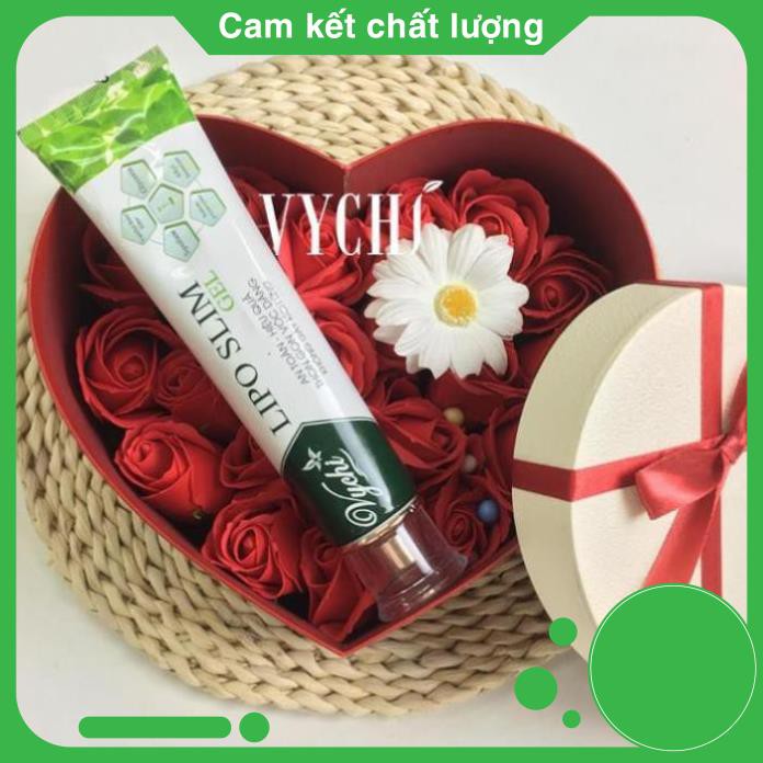 HÀNG CHÍNH HÃNG Kem tan mỡ LIPO SLIM GEL VYCHI 180gr, dành cho mẹ bầu sau sinh, cam kết giảm 3-5cm vòng bụng sau 1 Tuần