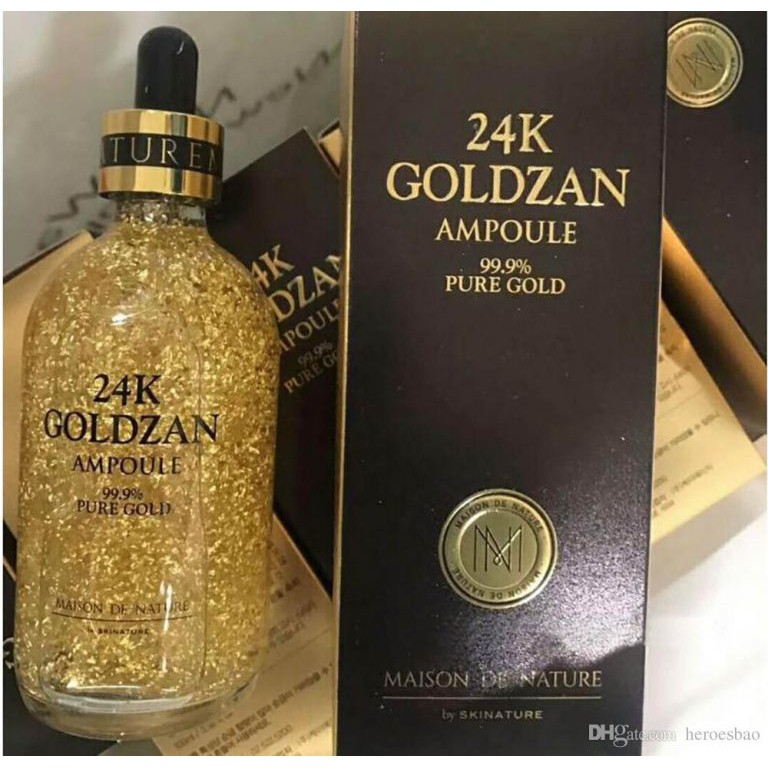 Tinh Chất 24k Goldzan Ampoule 99.9% Pure Gold 100ML