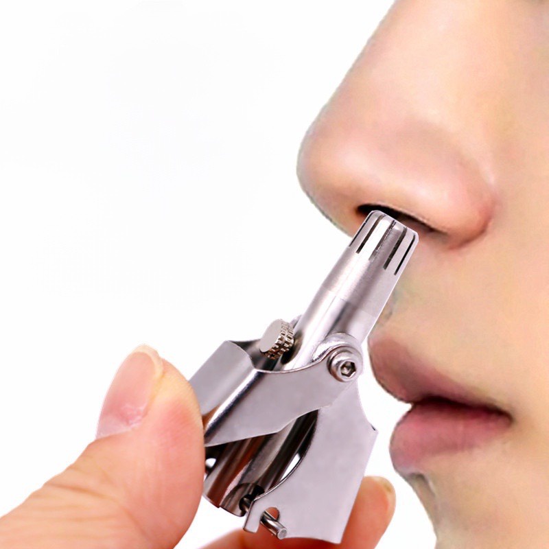 Dụng Cụ Cắt Tỉa Lông Mũi Chất Liệu Thép Không Rỉ Chống Nước