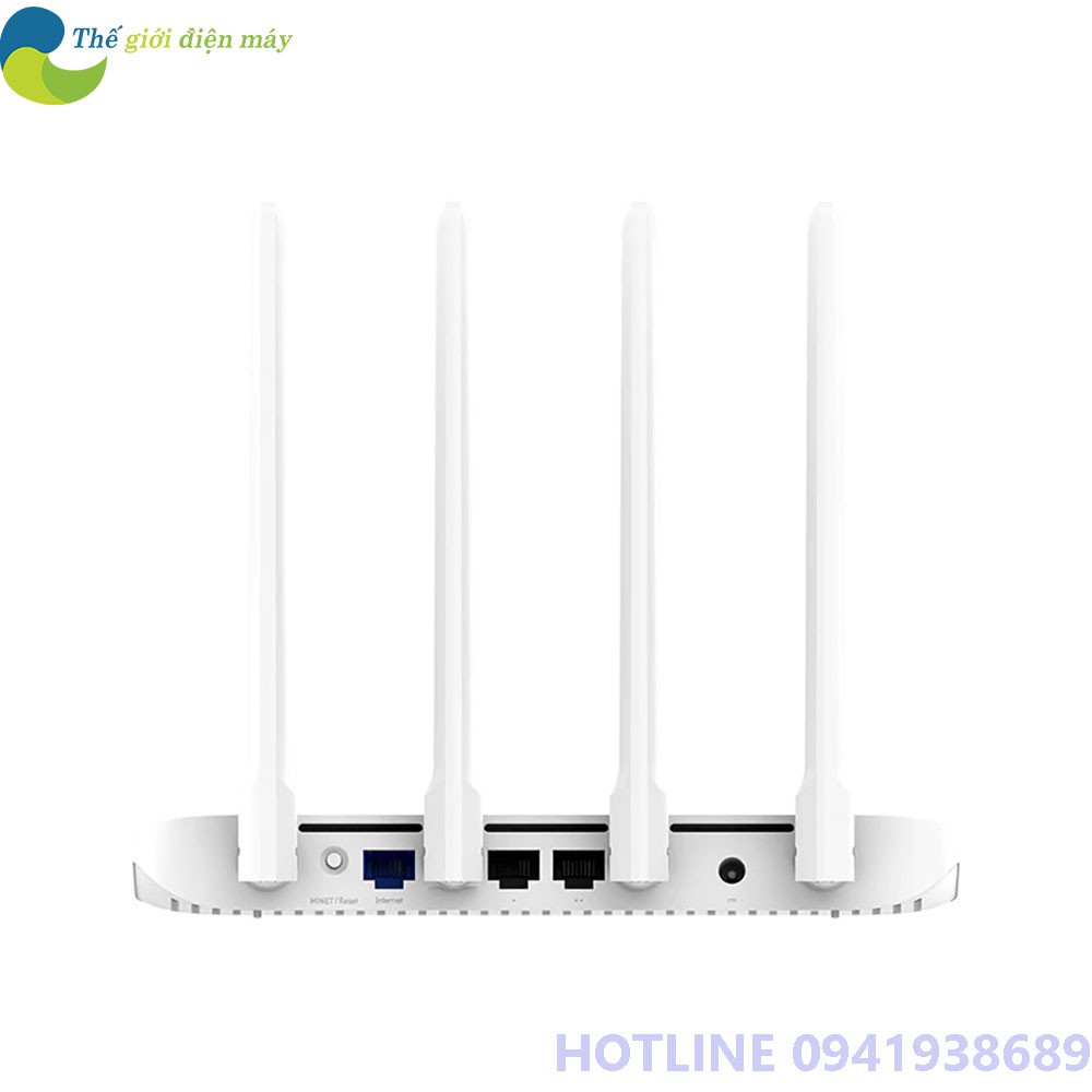 [Bản quốc tế] Bộ Phát Sóng Wifi Xiaomi Mi Router 4A Gigabit 128MB DDRB, tốc độ tối đa 1167Mbps - Bảo hành 12 tháng