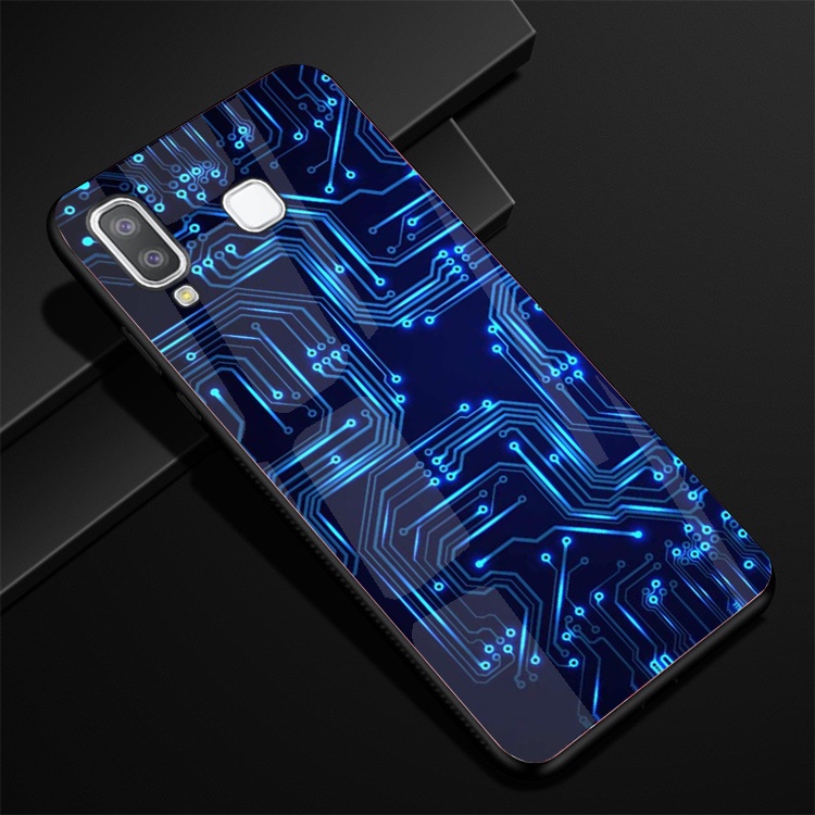 Ốp Lưng Kính SAMSUNG GALAXY A8 STAR Hình in 3D sáng bóng cao cấp