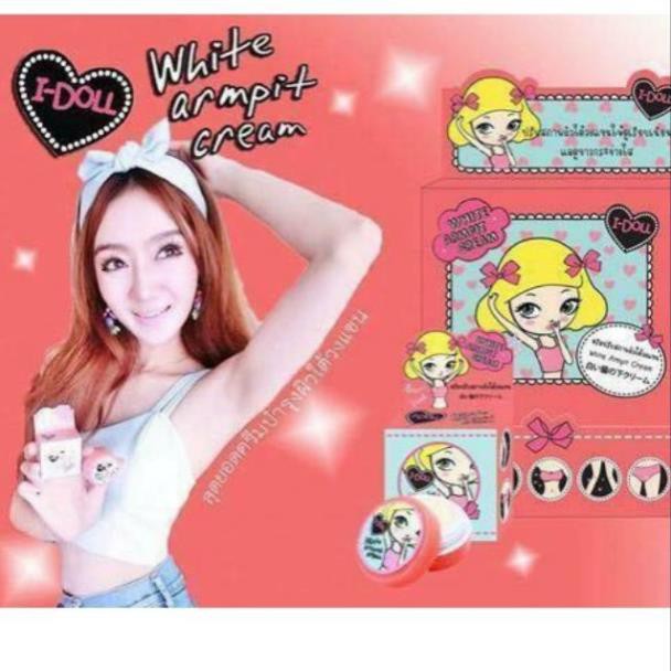 Bộ 12 Hộp Kem Giảm Thâm Nách Cathy Doll I-Doll White Armpit Cream 5g