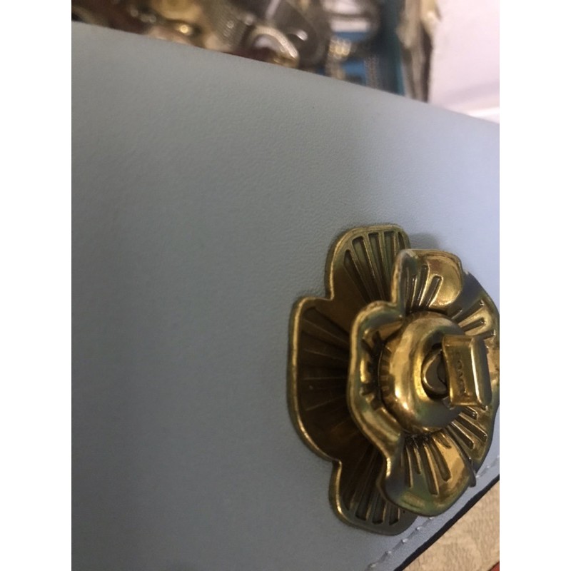 Túi coach hoa trà 16cm