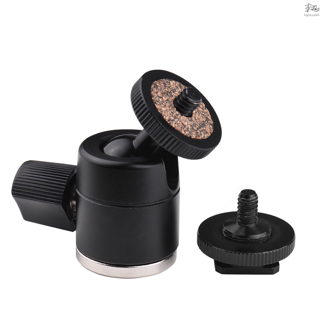Đầu Bi Mini Xoay 360 Độ Với Ốc Vít 1 / 4 Inch Cho Giá Đỡ Ba Chân Máy Ảnh Túi Đựng Đồ Dùng 11lbs Tiện Dụng | BigBuy360 - bigbuy360.vn