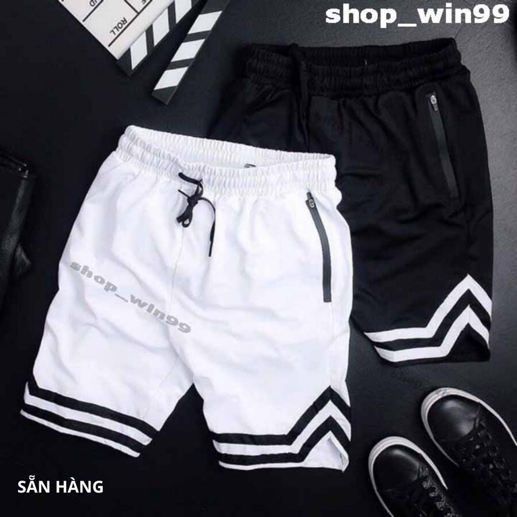 [ Xả Hàng 3 Ngày ] Quần Short BOLI Nam kiểu đùi Ngố lững có túi khóa kéo Chất thun