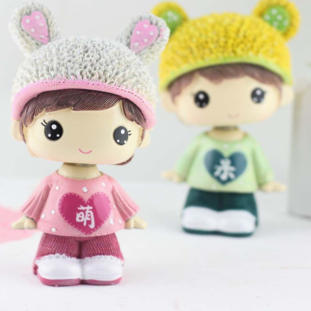 Búp Bê Lắc Đầu Trang Trí Nội Thất Xe Hơi
