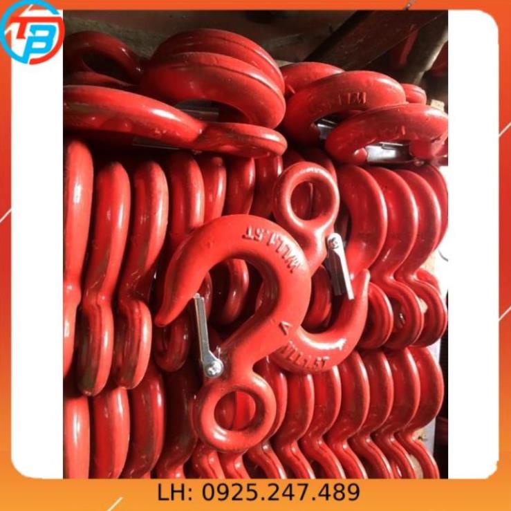 Móc cẩu đỏ 1 tấn (chốt lưỡi gà )