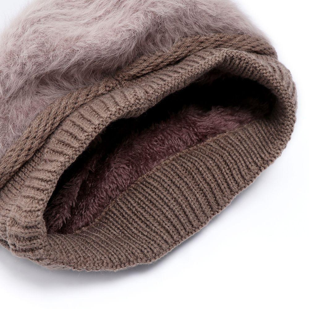 Mũ Beanie Cotton Pha Co Giãn Thời Trang Mùa Đông Ấm Áp Cho Nữ