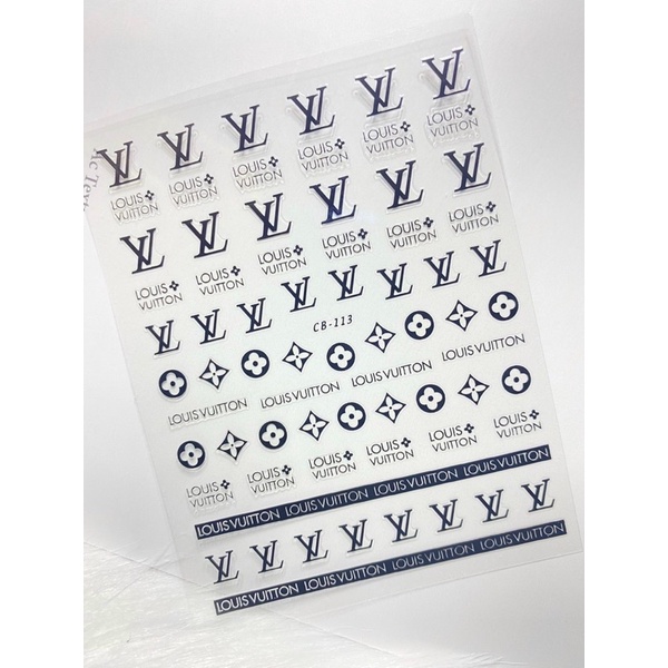 Sticker thương hieu Lv nhiều mẫu