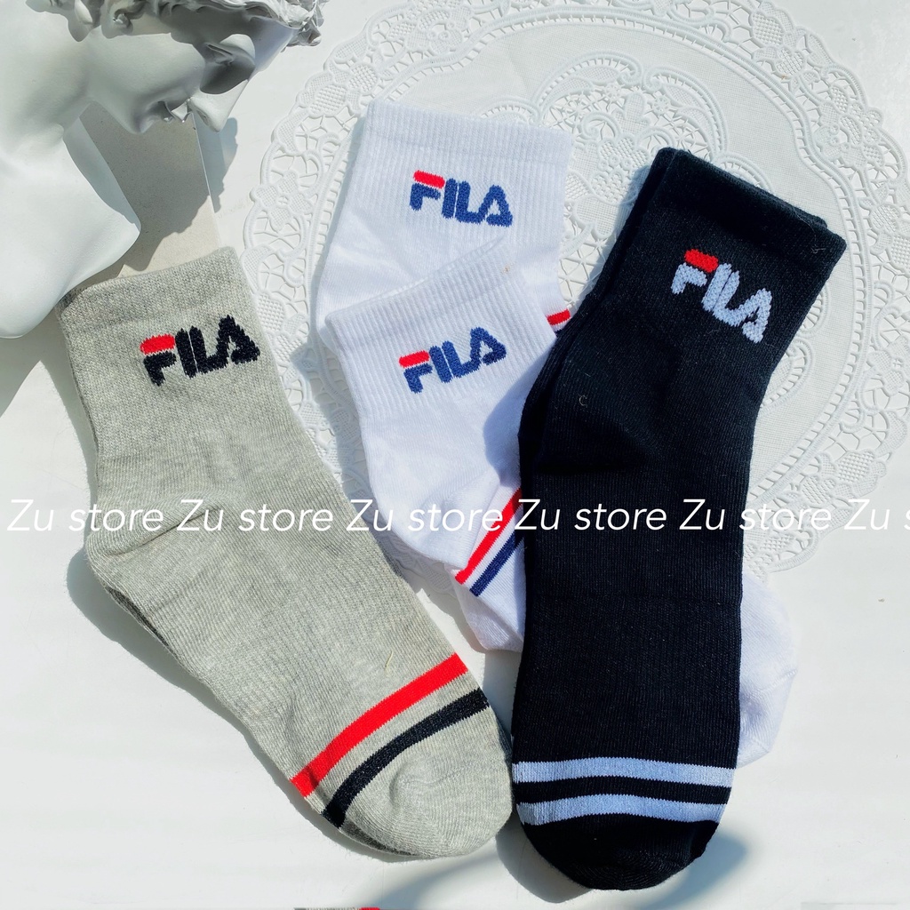 Vớ F.I.L.A thể thao cổ trung