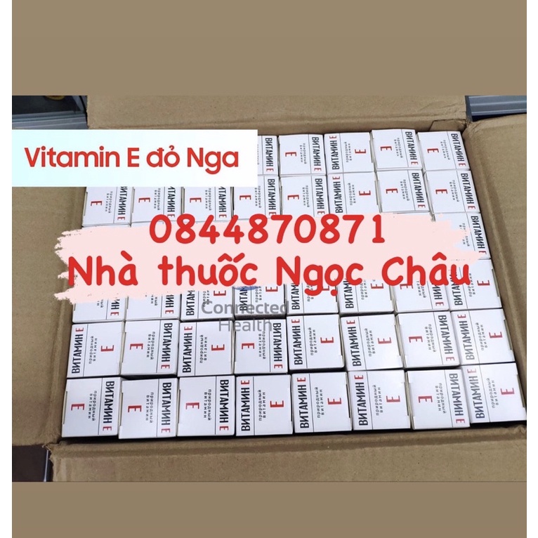 ✅Hàng auth ✅Vitamin E đỏ của Nga 270mg và Vitamin E đỏ 400mg