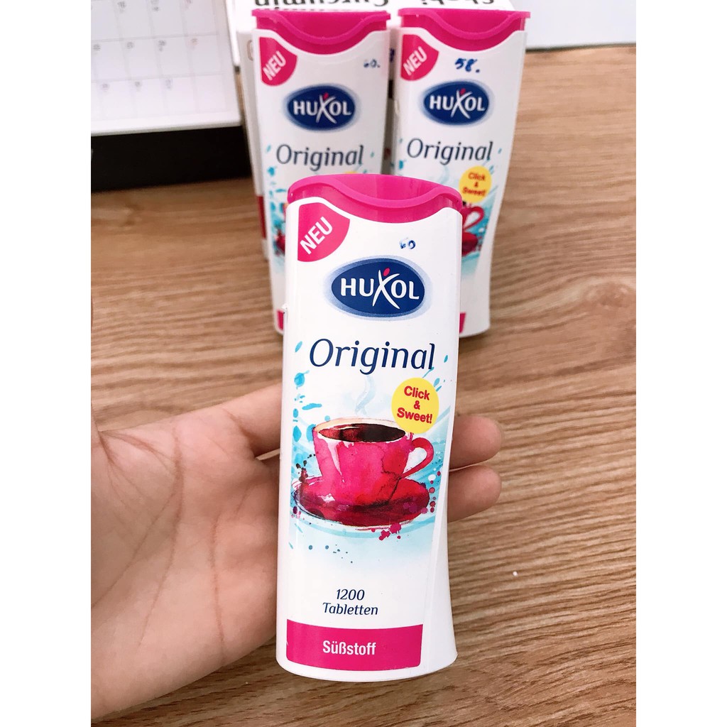 [Chính hãng] Đường ăn kiêng Huxol original lọ 1200 viên chính hãng của Đức