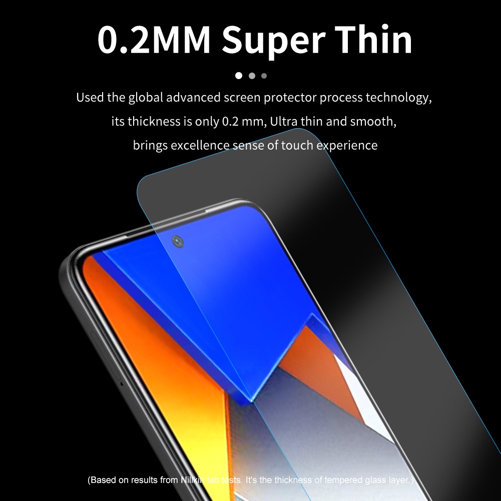 Miếng dán cường lực Nillkin trong suốt HD 2.5D cho Xiaomi Poco M4 Pro 4G