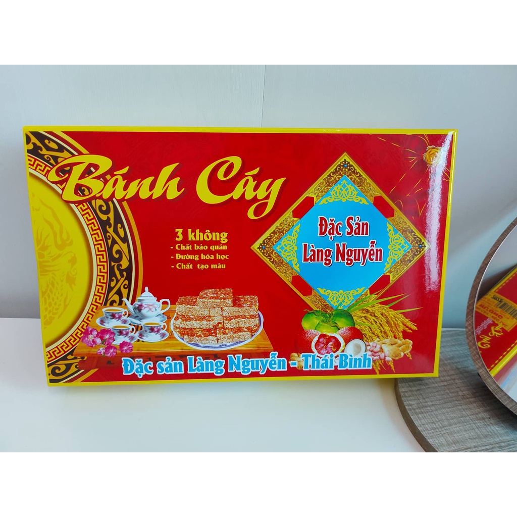 BÁNH CÁY CẮT LÀNG NGUYỄN  500g_ THÁI BÌNH GÓI NHỎ TIỆN LỢI LOẠI