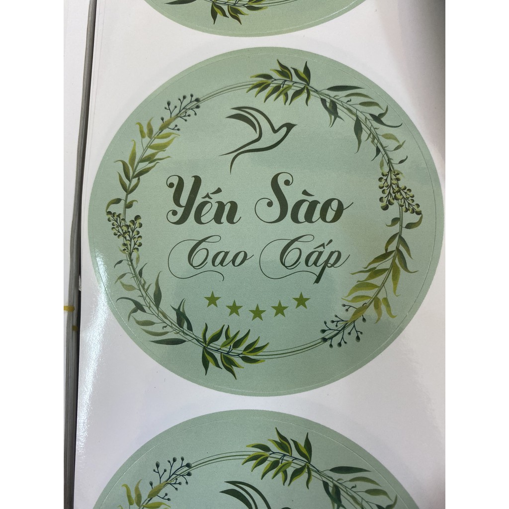 COMBO 15 TEM YẾN SAO CAO CẤP (5 tờ)