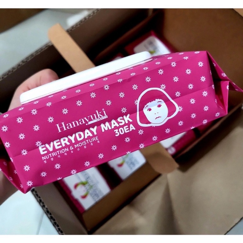 Mặt nạ dưỡng da Hanayuki Everyday Mask hộp 30 miếng ***[new] | BigBuy360 - bigbuy360.vn