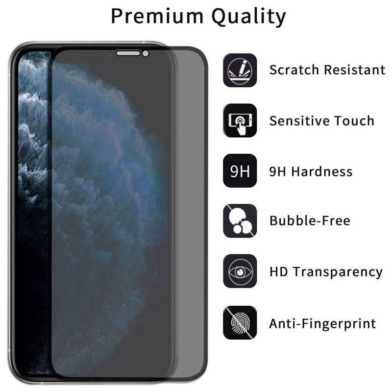 Kính Cường Lực Chống Nhìn Trộm Cho iPhone 14 11 12 13 Pro MAX Plus Mini X XS MAX XR SE3 7 8 6 Plus SE 2020 SE 2022