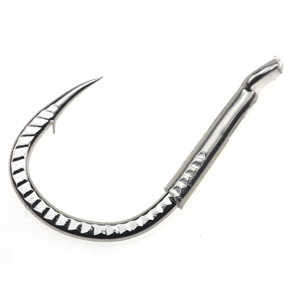 Bộ 5 móc câu cá họa tiết khắc vân sừng kỳ lân siêu mạnh cỡ lớn phong cách Trung Quốc