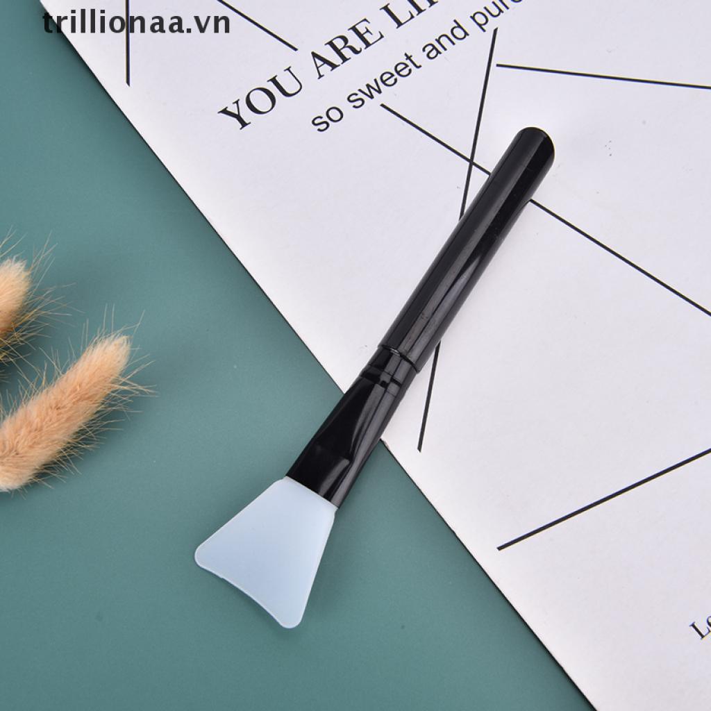 1 Cọ Đắp Mặt Nạ Silicon Gel Màu Đen DIY