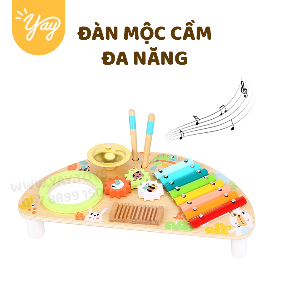 Đàn Mộc Cầm Đa Năng, Đồ Chơi Âm Nhạc Giáo Dục Sớm Cho Bé 2+ | Tooky toy