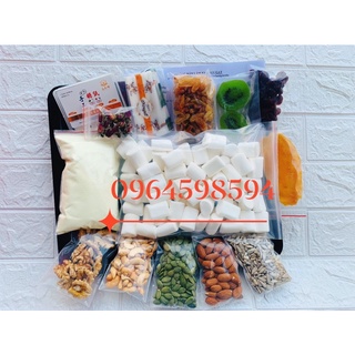 Set nguyên liệu làm kẹo Nougat( kẹo hạnh phúc)