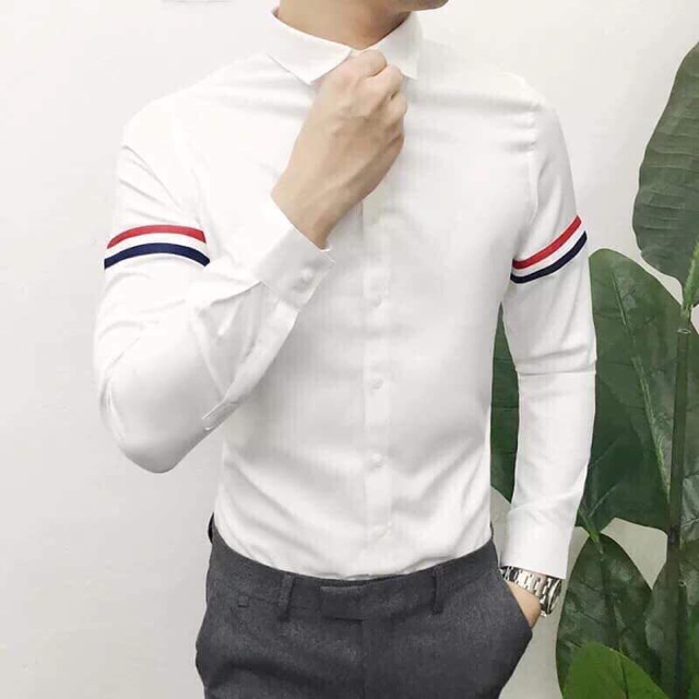 Áo sơ mi nam đẹp dài tay kiểu hàn quốc F8888 Mã Sơ mi Quốc Dân QD001