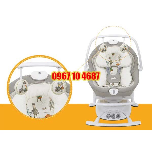 Nôi đưa em bé Joie Sansa 2in1 Leo - Portrait