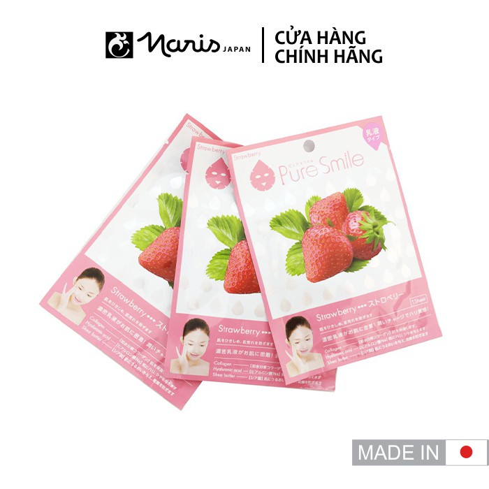 Mặt nạ Naris Nhật Bản Pure Smile 20ml/1 miếng
