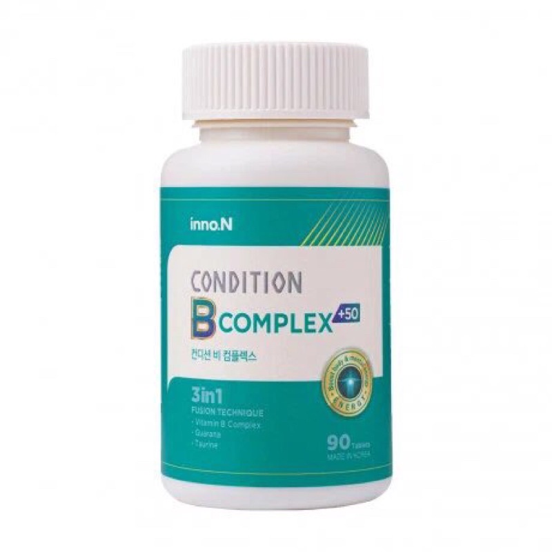 Viên uống Condition B Complex giúp bổ sung vitamin nhóm B, hỗ trợ cung cấp năng lượng, giảm mệt mỏi - Lọ 90 viên