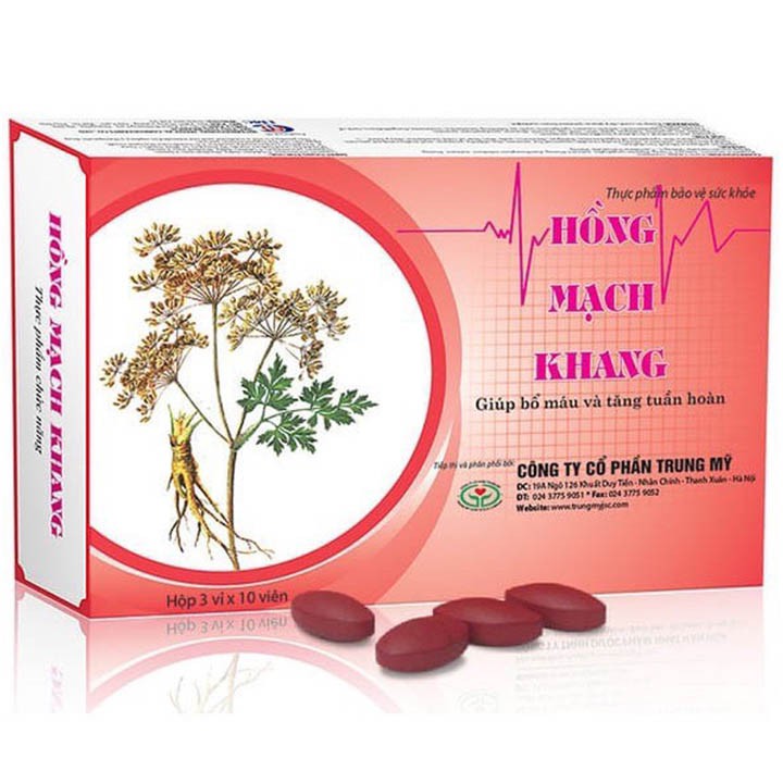 -Hồng Mạch Khang - Dành Cho Người Huyết Áp Thấp