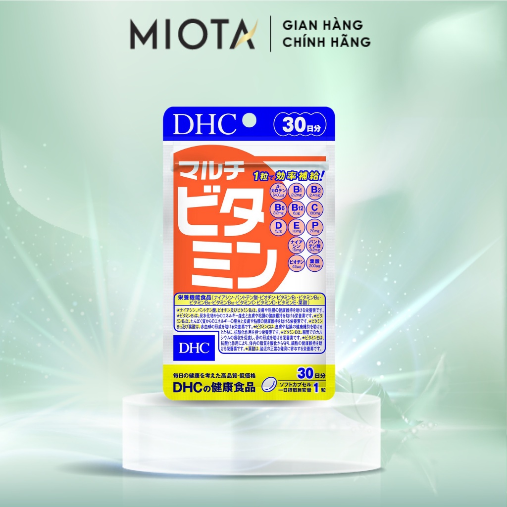 Viên uống bổ sung vitamins DHC Multi vitamins Nhật Bản 30v/gói