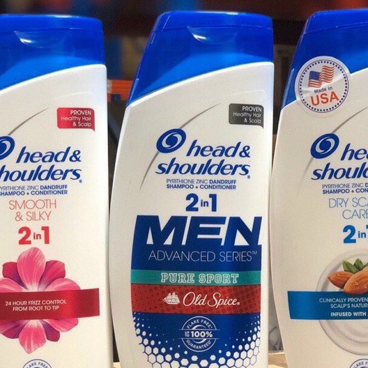 (Hàng nhập) Gội xả Head &amp; Shoulders Men 2in1 650ml