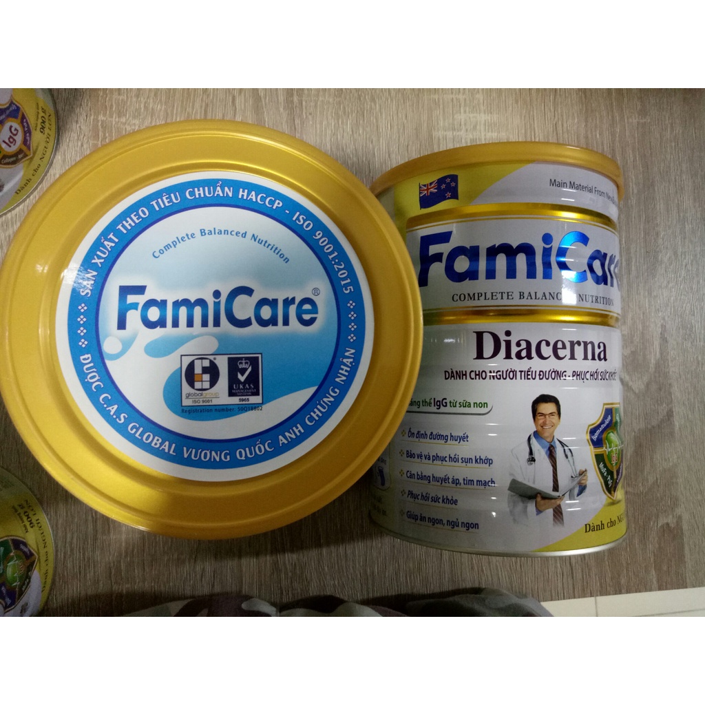 Sữa tiểu đường Diacerna FamiCare lon 900g - Date 2024