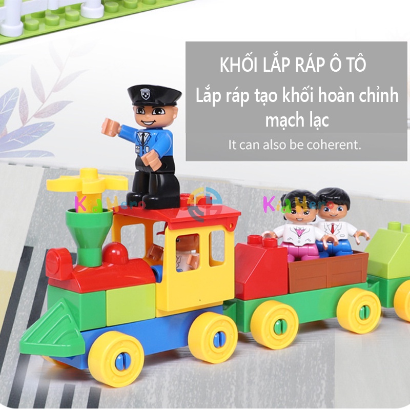 [Lego Size DUPLO] Bộ Lắp Ráp Lego Cối Xay Gió 238 Chi Tiết -Chất Liệu Nhựa An Toàn Dòng Đồ Chơi Trí Tuệ Kích Hoạt Não