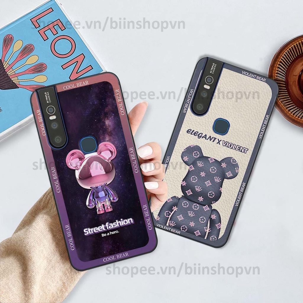 Ốp Vivo V15 / V15 Pro hình gấu bear brick đẹp độc lạ, thời trang, cá tính