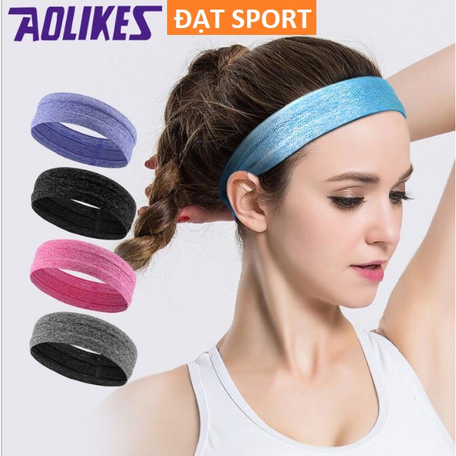 Băng Đô, Headband Thể Thao Aolikes Chính Hãng , Chất Liệu Cotton Thấm Hút Mồ Hôi