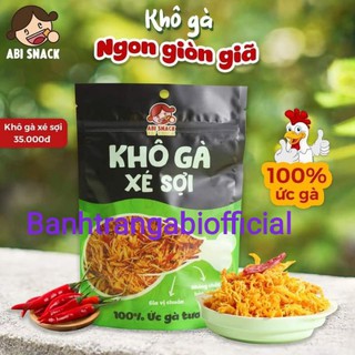 Khô Gà Abi Snack ❤ Freeship ❤ Khô Gà Xé Thơm Ngon Cay Vừa Ăn - Abi Snack