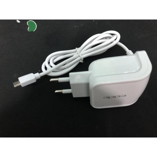 CỐC SẠC LIỀN DÂY OPPO 2.0A 2 CỔNG USB