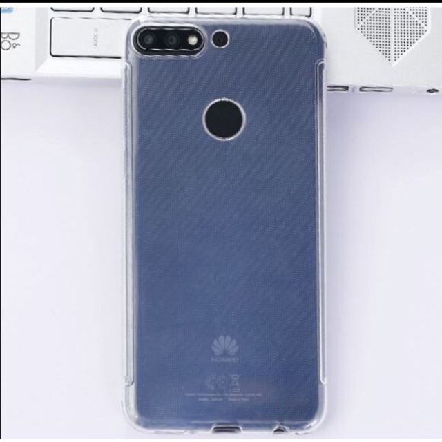 Combo 1 ốp dẻo trong suốt cho huawei Y7 pro tặng 2 kính