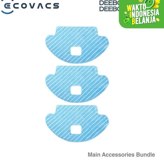 Set 3 Miếng Vải Lau Nhà Cho Máy Hút Bụi Sws Ecovacs Ozmo 610 / 930 | BigBuy360 - bigbuy360.vn